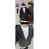 1506/QCL-YT070/P66新款卫衣港风宽松简约连帽卫衣开衫男女同款，男装卫衣，星座1506