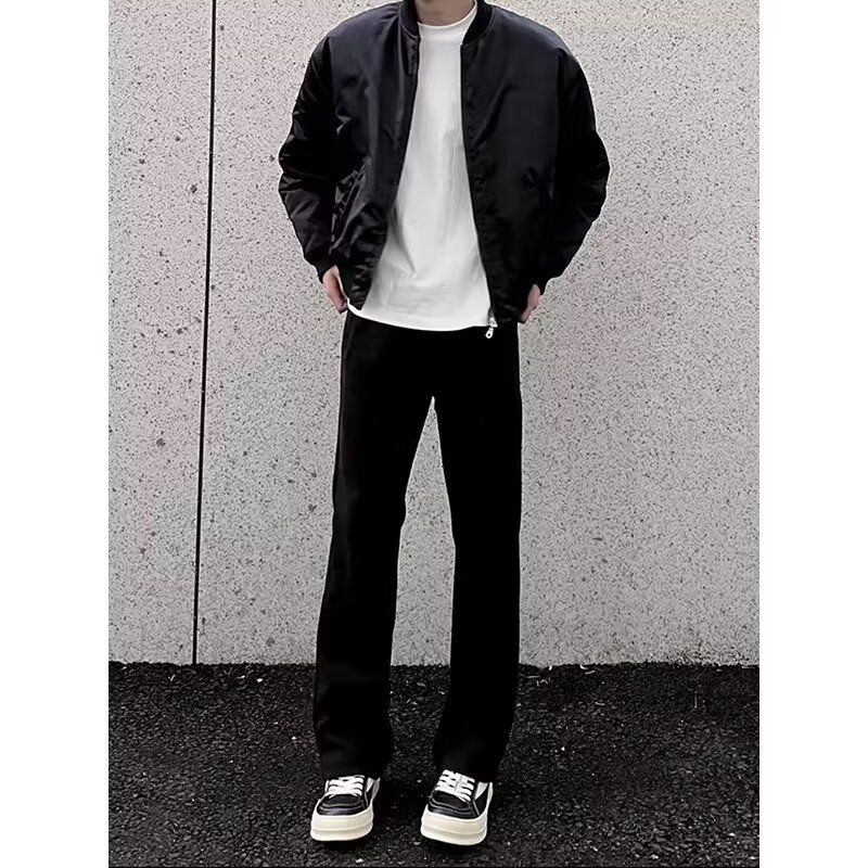 1506/QA1100/P37新款宽松休闲裤男韩版潮流百搭裤子腿拖地长裤1,男装休闲裤,星座1506