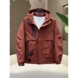 1506/Q887220/P82流行时尚潮牌宽松连帽工装夹棉夹克冲锋衣2，男装夹克，星座1506