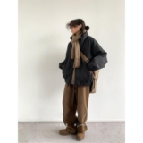 1506/QJ560/P73立领棉服冬季加厚保暖复古宽松百搭棉衣外套1，男装棉衣，星座1506