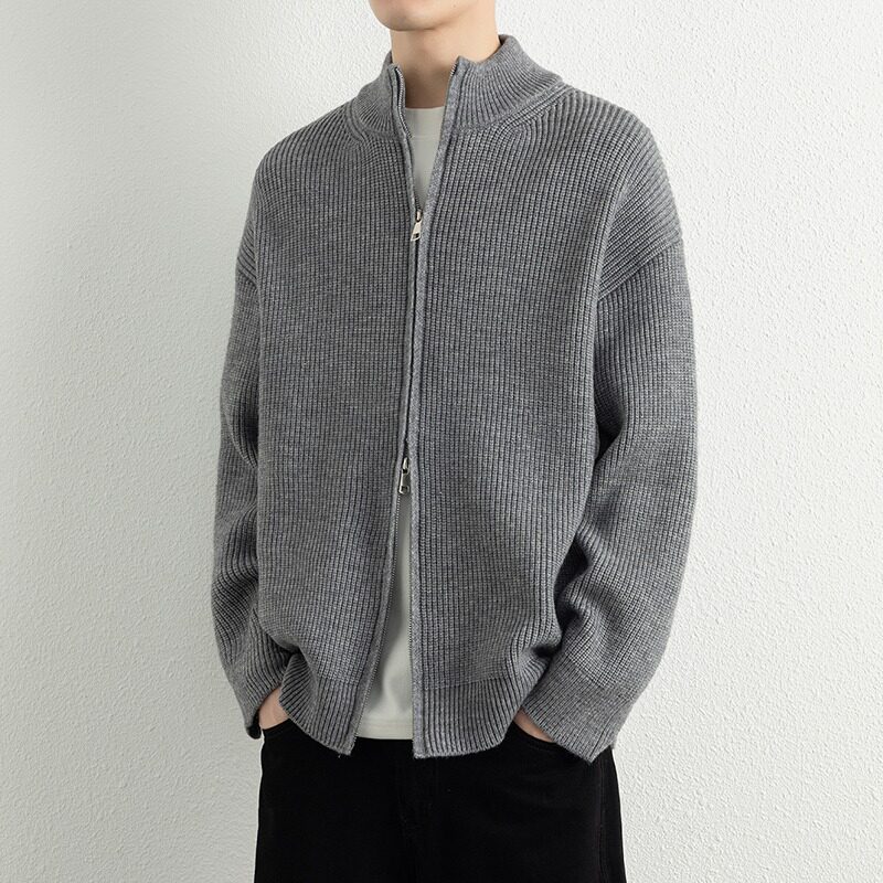 1506/QD950/P53秋季新款休闲潮流秋冬男士双开拉链针织衫外套4,男装针织衫/毛衣,星座1506