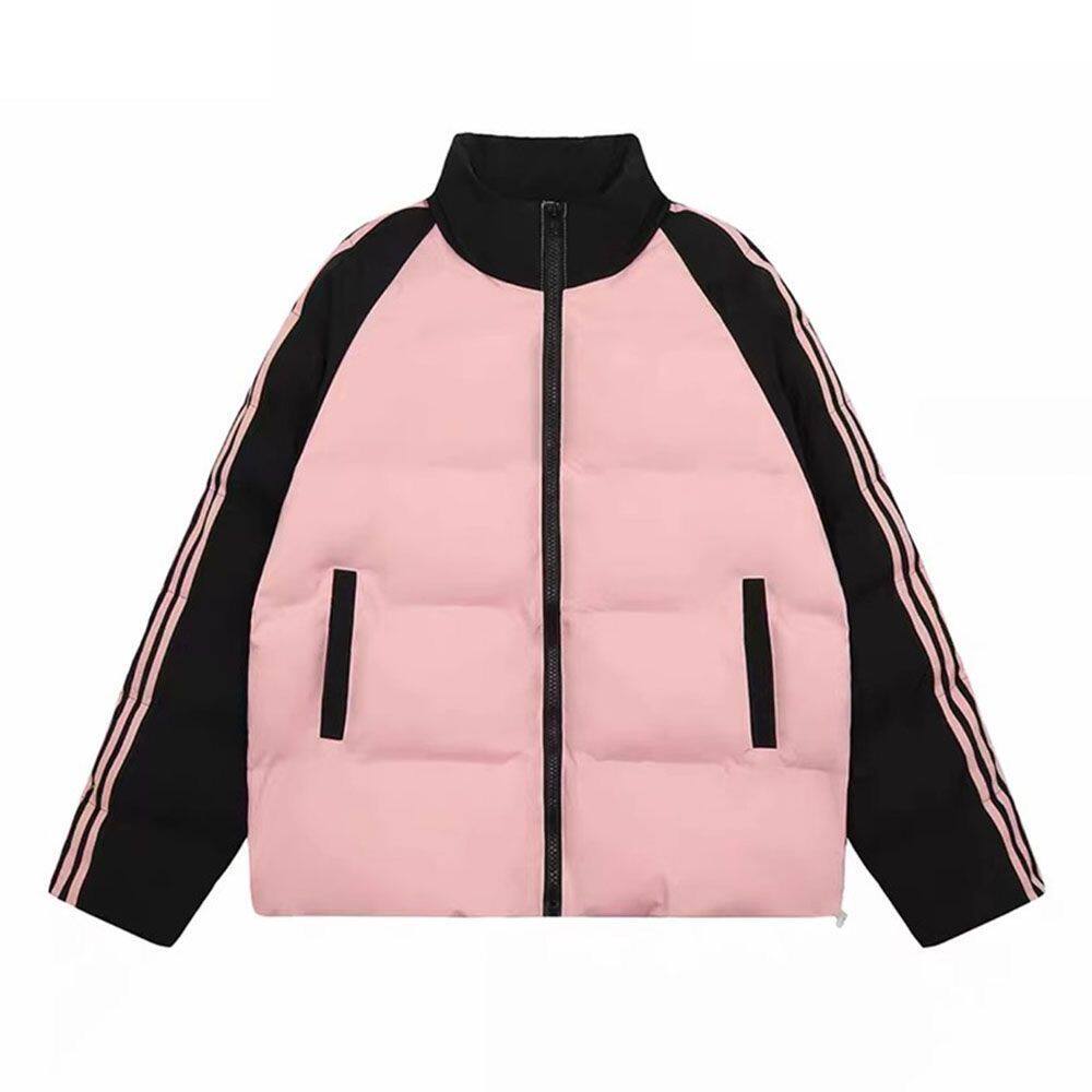1506/Q88280/P66撞色拼接羽绒棉服外套女冬季宽松加厚棉衣1，男装棉衣，星座1506