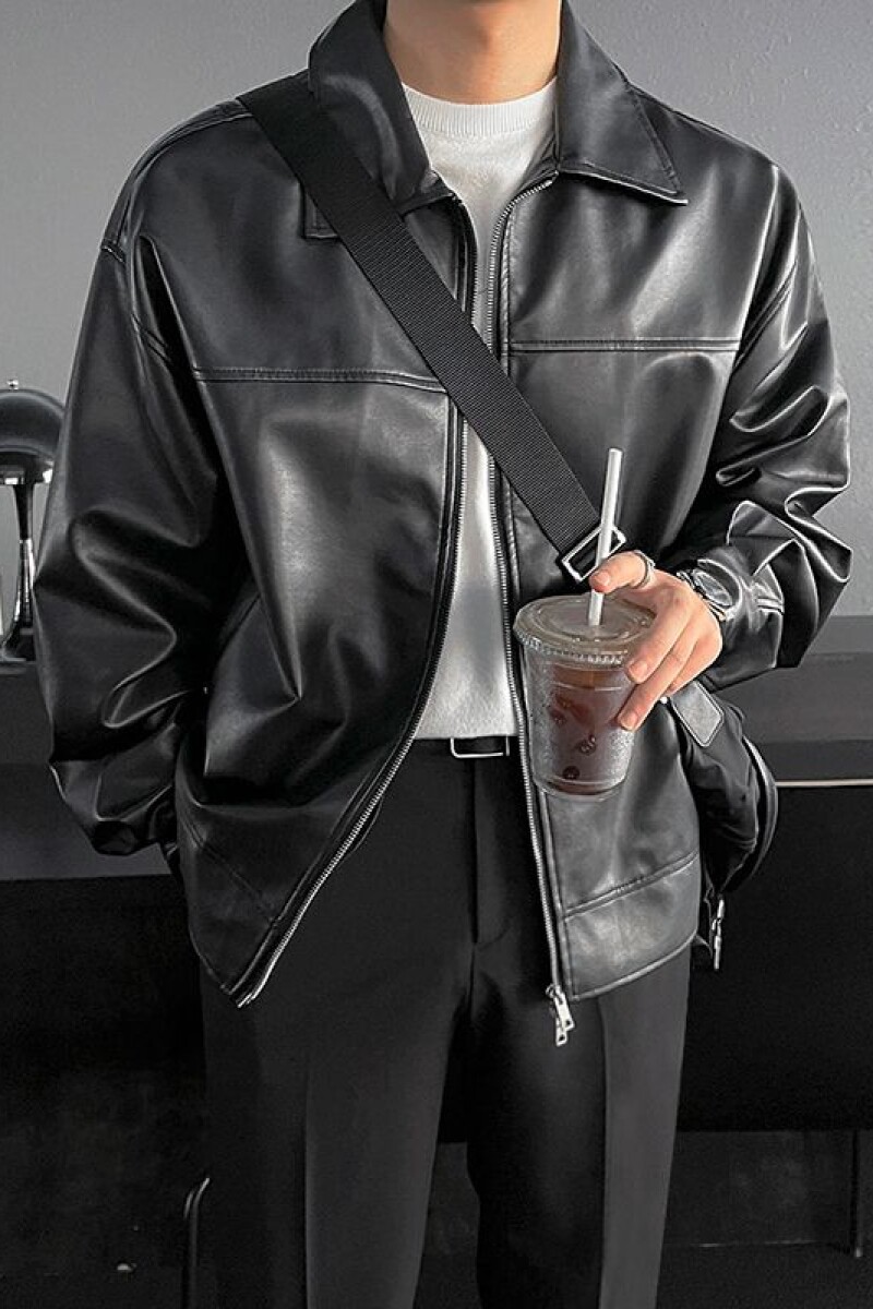 1506/QW6340/P70痞帅Pu皮衣潮男复古风机车服皮夹克秋冬外套,男装皮衣,星座1506