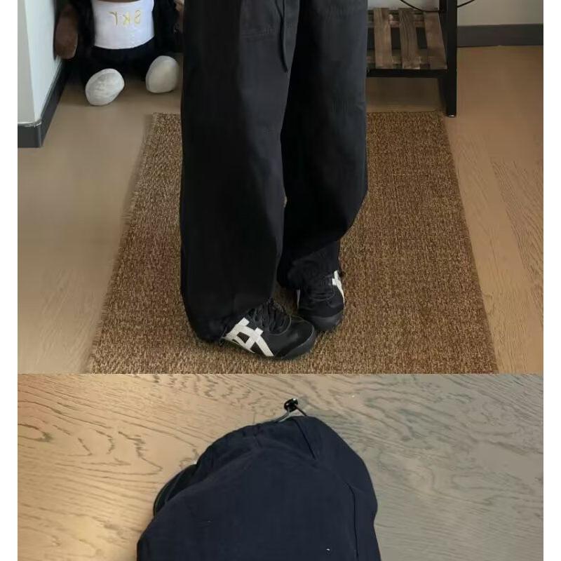 1506/QG1280/P57多口袋工装裤男古着阔腿休闲裤直筒拖地垂感长裤,男装工装外套,星座1506