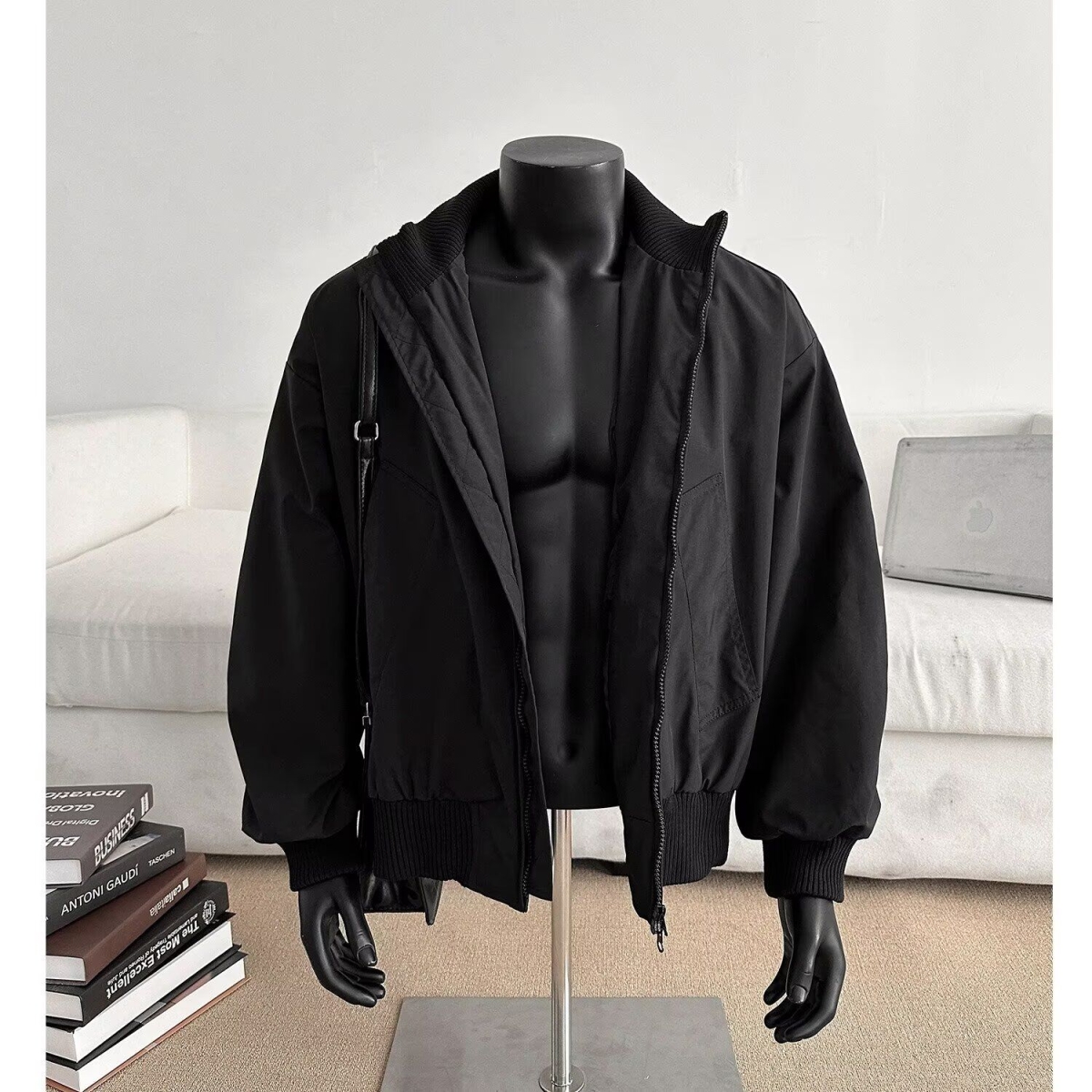 1506/QD50/P49潮牌高级感廓形防风棒球服休闲工装外套，男装工装外套，星座1506