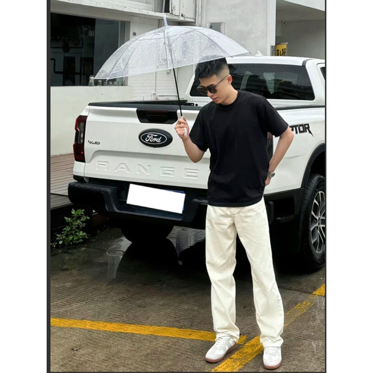1506/Q309/P44白色修身直筒牛仔裤夏季男裤潮牌休闲弯刀阔腿长裤,男装牛仔裤,星座1506