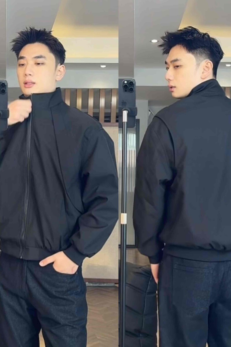 1506/QW50540/P66春秋季新款美式机车服宽松立领外套2,男装工装外套,星座1506