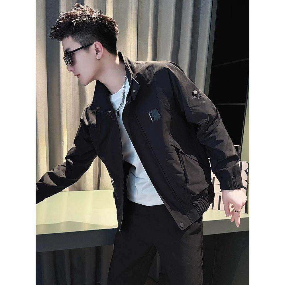 1506/Q73990/P59男士春秋季新款秋装潮牌男装高级感夹克上衣2，男装夹克，星座1506