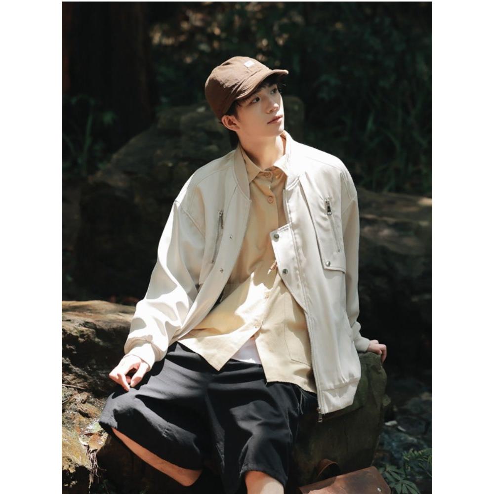 1506/Q76280/P54美式复古棒球服男秋宽松高街vibe飞行服夹克外套1,男装夹克,星座1506
