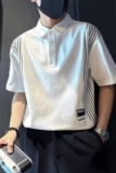 1506-1/TB201/P34翻领短袖polo衫男潮夏季t恤韩版修身百搭体恤，男装T恤，星座1506