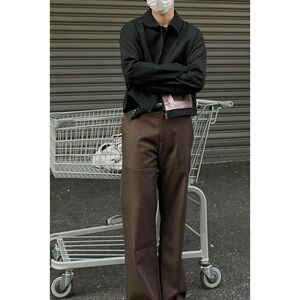 1506/Q6900/P62黑色贴布短款外套男款秋冬潮牌行政夹克潮图片