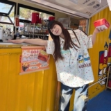 1506/Q82440/P42彩色波点刺绣短袖衬衫男女学院风百搭夏季减龄，男装T恤，星座1506