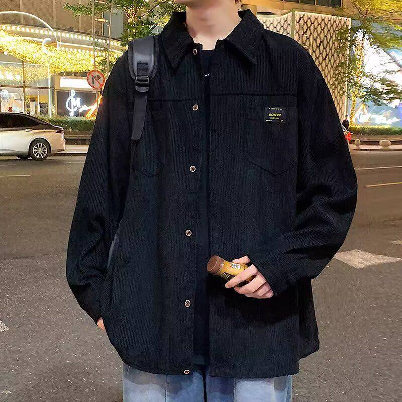 1506/QC350/P37宽松衬衣男生夏季潮流百搭休闲外套图片