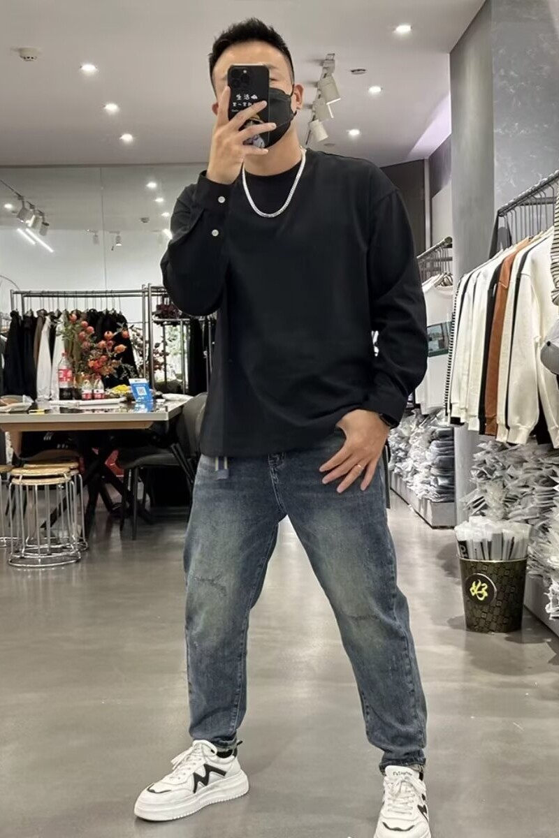 1506/QA0390/P38印花秋冬卫衣男春秋季韩版新款圆领宽松上衣,男装卫衣,星座1506