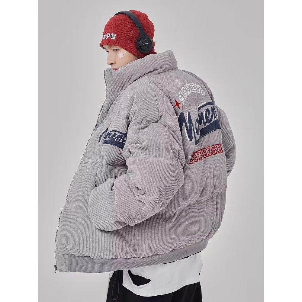 1506/QM8055全刺绣棉衣0/P74新款冬季男生棉衣棉服冬款外套1图片