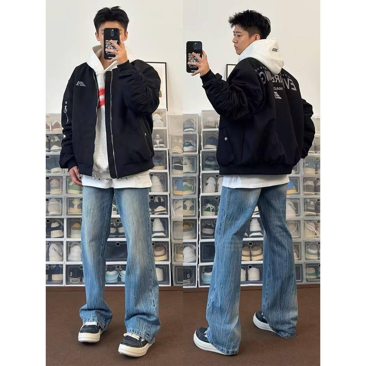 1506/QM48-50/P85新款冬季棉服棉衣男生加厚保暖面包服2图片