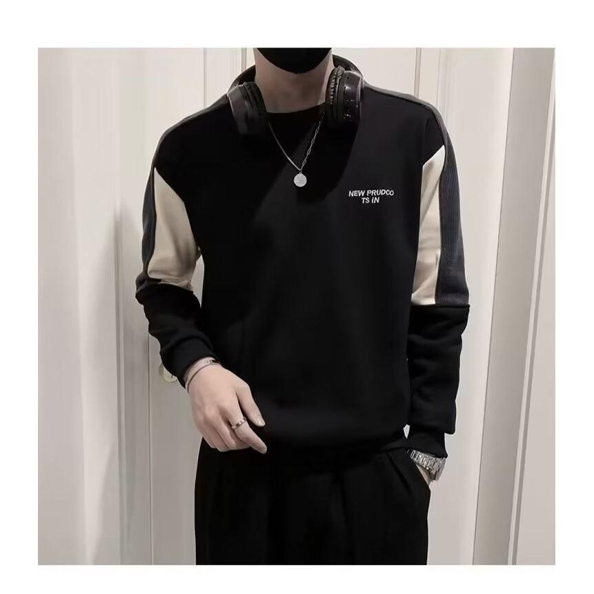 1506/QA0020/P36印花秋冬卫衣男春秋季韩版新款圆领宽松上衣,男装卫衣,星座1506