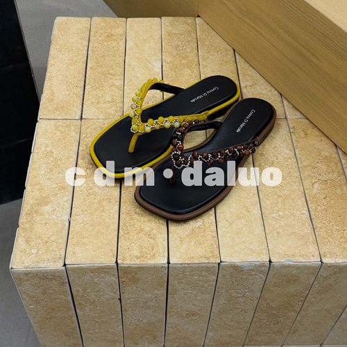 【大罗Daluo专享】夹脚拖X22B595261-8跟高2cm半码拍大