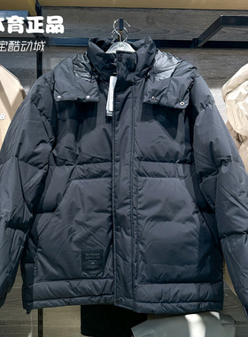 NEW BALANCE NB男女24冬季户外防寒短款保暖连帽羽绒服AMJ44309