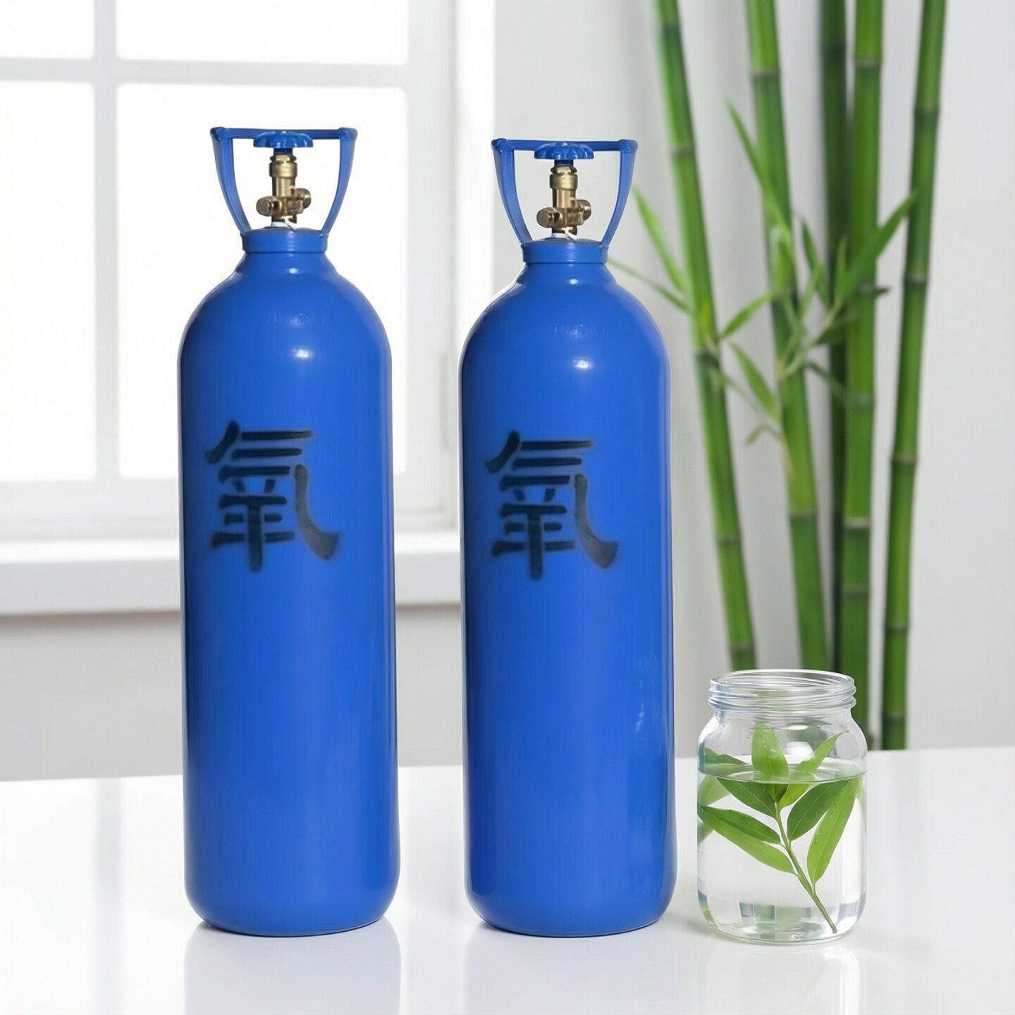 工业焊接20升氧气瓶 临沂永安婚庆礼炮用氧气钢瓶 家用30L氧气罐 - 实物图