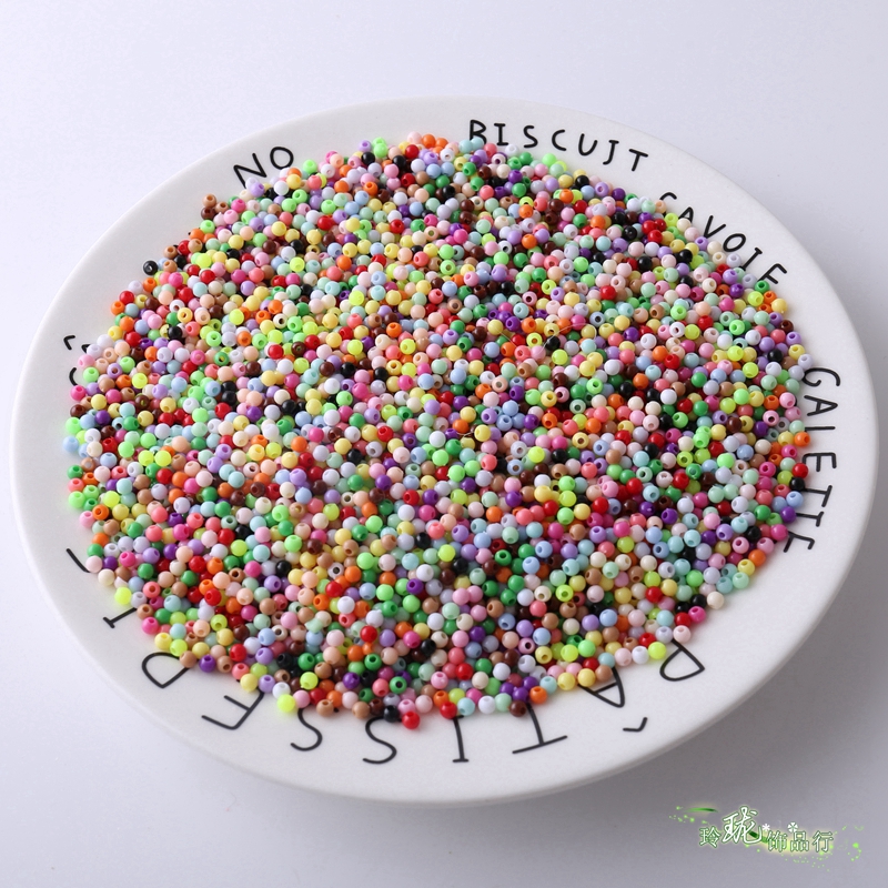 diy塑料糖果色亚克力彩珠