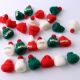 圣诞节毛线迷你小帽子diy发夹头饰礼品玩具装 饰帽子辅料饰品配件