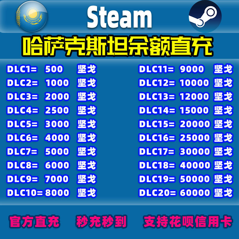 SteamKZ坚戈余额直充图片