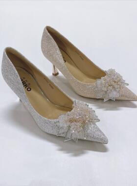 ONBKO瑞利宝时尚高级高跟鞋婚鞋女鞋1R50391