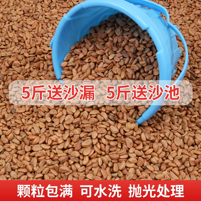 山楂籽玩具沙大颗粒精选