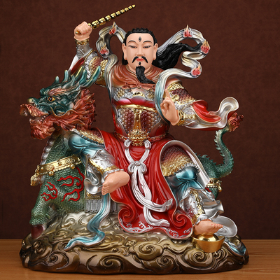 九天应元雷声普化天尊神像雷公雷祖佛像树脂家用供奉雷神像体摆件