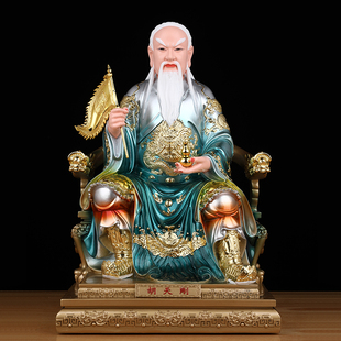 掌堂教主胡天刚神像家用供奉胡五太爷像体真身树脂摆件胡氏三兄弟