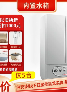 依玛进口宙斯28KW意大利IMMERGAS燃气壁挂炉家用300平热水两用炉