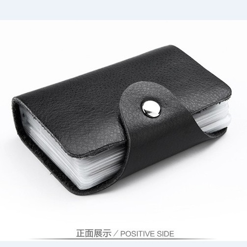 皇冠旗舰店全真皮卡片包男女情侣装竖款银行卡包 牛皮名片包推荐
