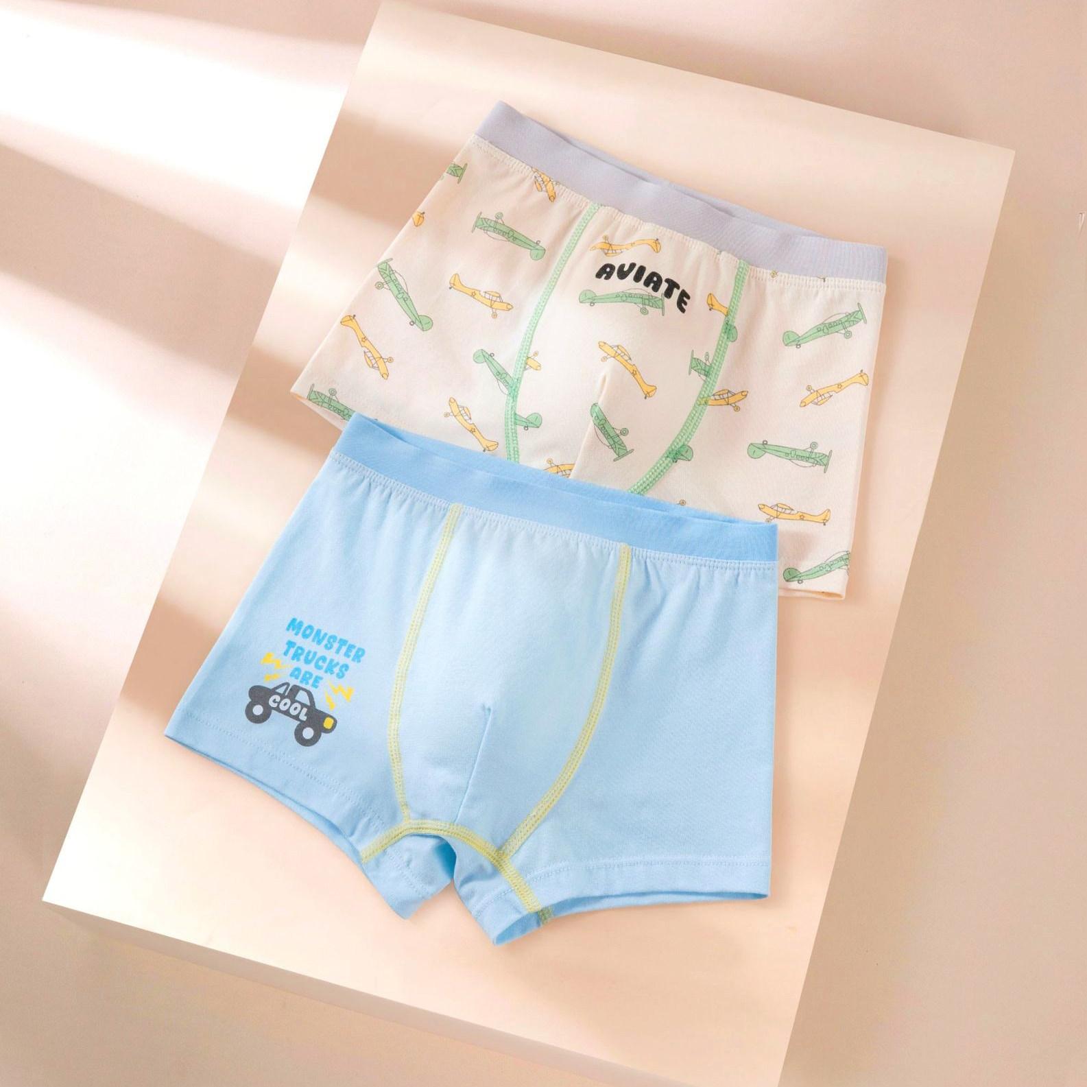 盛特士男童内裤 儿童薄款男宝宝学生婴幼儿平角内裤四角短裤