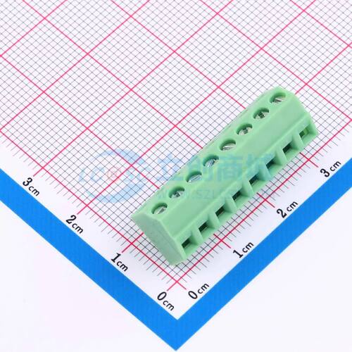 KF127S-3.81-8P螺钉式接线端子3.81mm 1x8P直插绿色 可开票