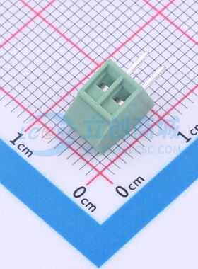 TY308-2.54-02P-14-00AH螺钉式接线端子2.54mm 1x2P直插绿色