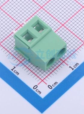 TY500-5.0-02P-14-00AH螺钉式接线端子5mm 1x2P直插绿色 可开票