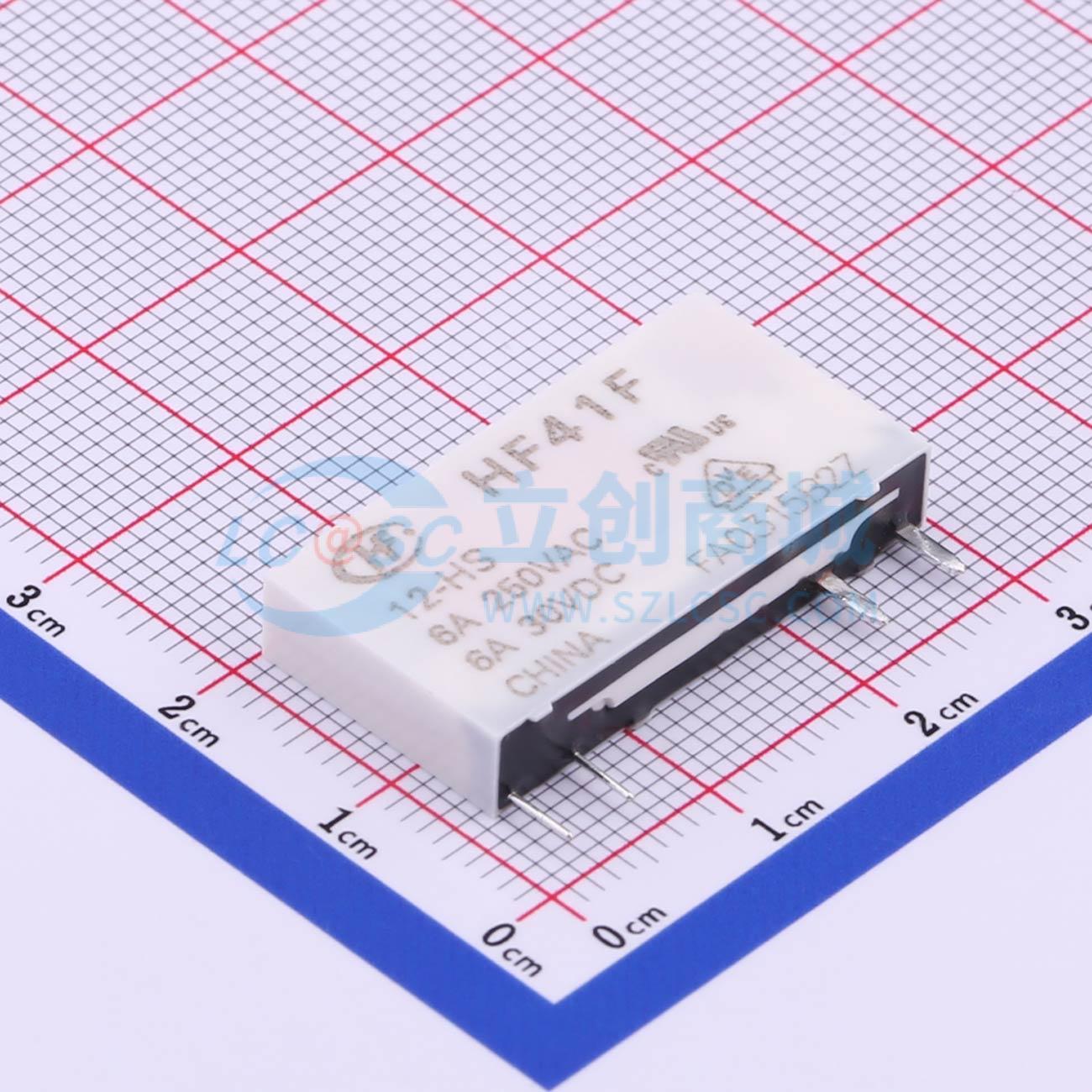 HF41F/12-HS SIP,5x28mm 功率继电器可开票配套量大从优