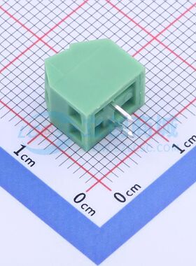 KF127S-3.5-2P螺钉式接线端子3.5mm 1x2P直插绿色 可开票