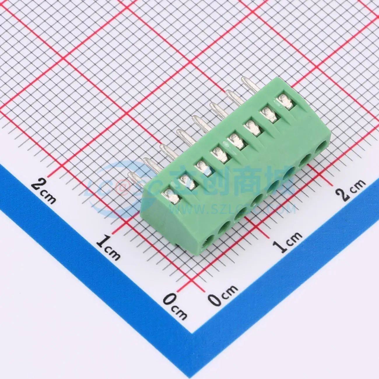 C254128V-8P0G36螺钉式接线端子2.54mm 1x8P 可开票