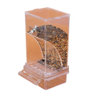 鹦鹉自动喂食器小鸟食盒鸟食罐喂鸟器防撒防溅鸟食盒鸟笼食盆食碗