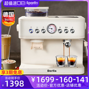 咖啡机研磨一体家用小型胶囊全半自动适用雀巢nespresso 德国意式