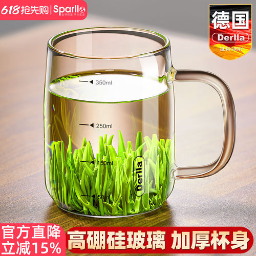 德国Derlla玻璃泡茶杯个人专用