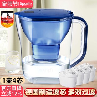 德国WATUS过滤水壶净水器家用非直饮自来水滤芯适用于碧然德BRITA