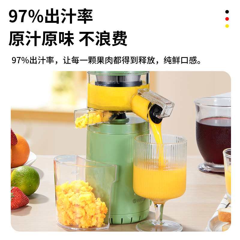 德国榨汁机渣汁分离家用小型便携式多功能炸汁原汁机器水果汁迷你