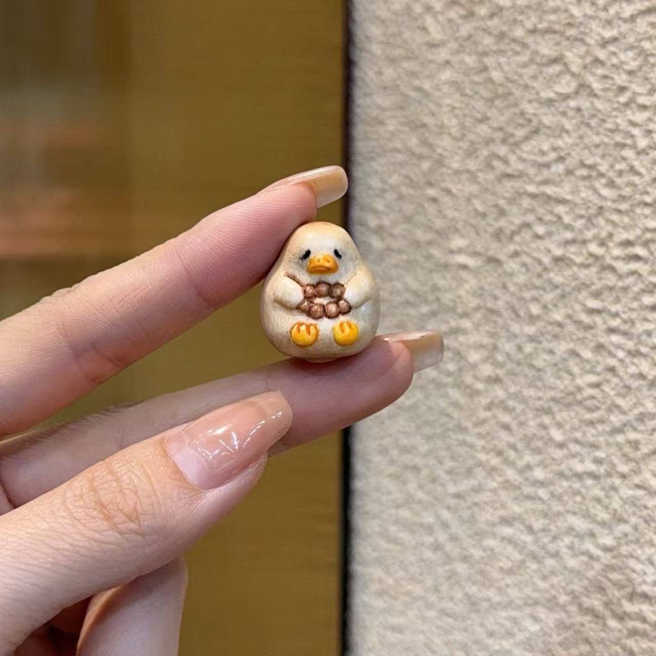 鹿角根付念经鸭SH