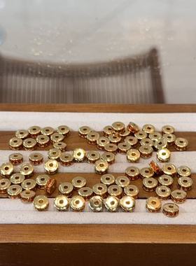 纯铜镶嵌橙色大钻隔片7毫米SH