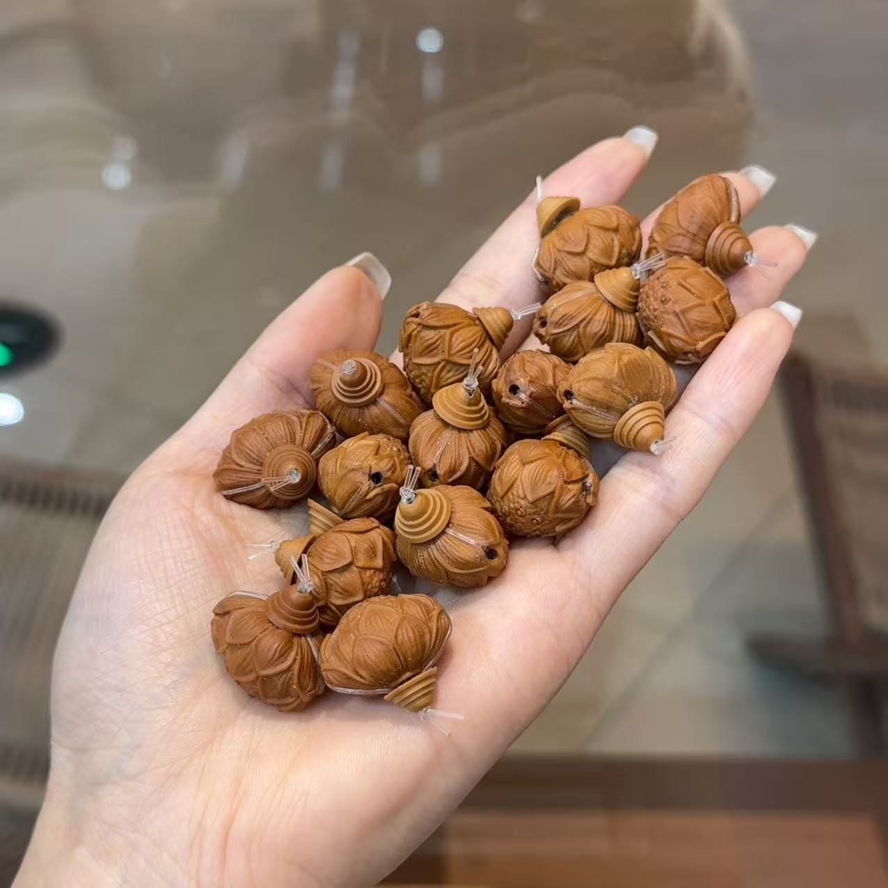 橄榄核莲花三通SH