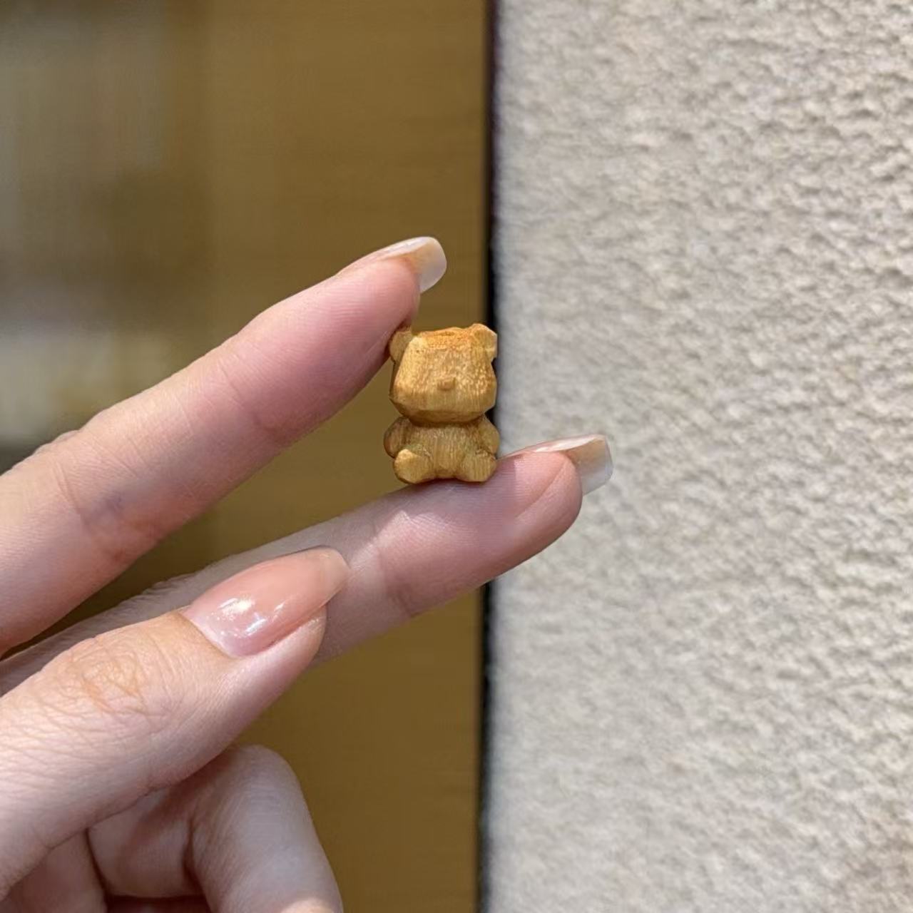 檀木刻面小熊SH