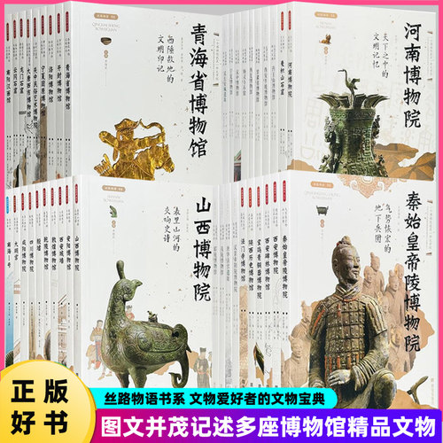 丝路物语书系：陕西历史博物馆西安四川山西河南博物院甘肃省青海省宁夏敦煌博物馆 博物馆文物通识读本文物考古书籍